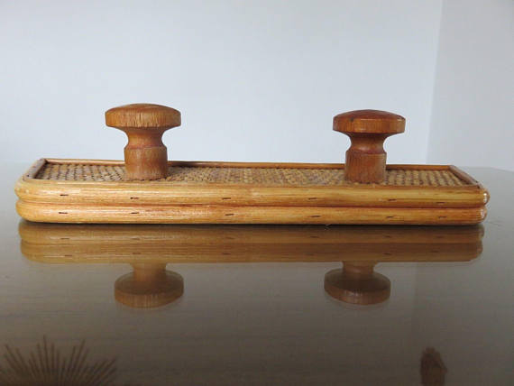 Wearing Scandinavian coat rattan 60/70s