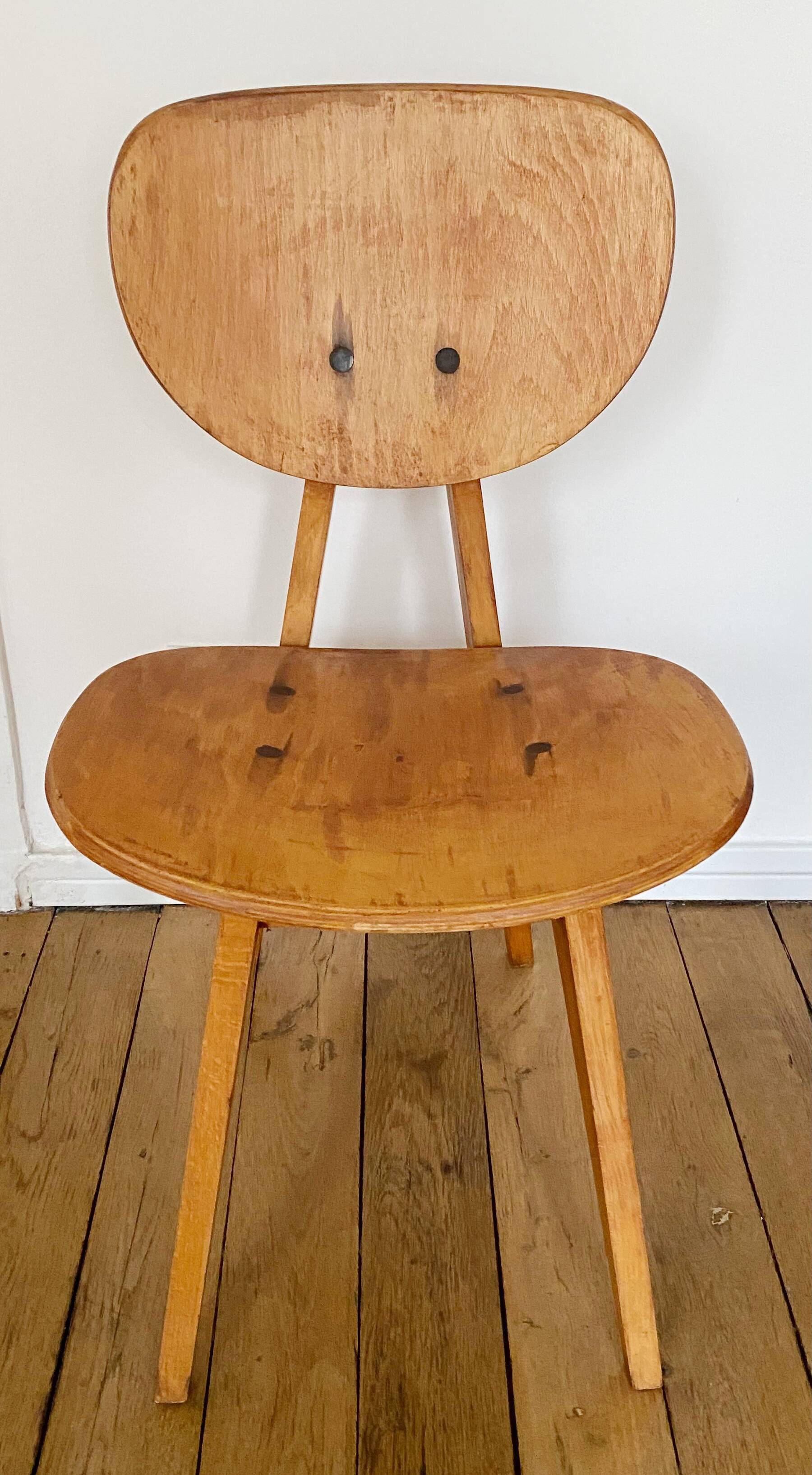 Junzo sakakura chair / n. 3221 / vintage