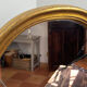 Large baroque mirror in gilded wood