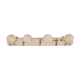 White patina wooden coat rack