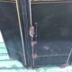 Art-deco sheet metal firewall screen