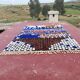 Contemporary multicoloured Berber rug in wool – 300 x 200 cm