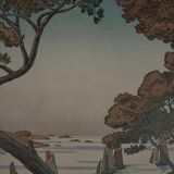Lithographie par Henri Rivière Les Aspects de la Nature - Soir d'Été