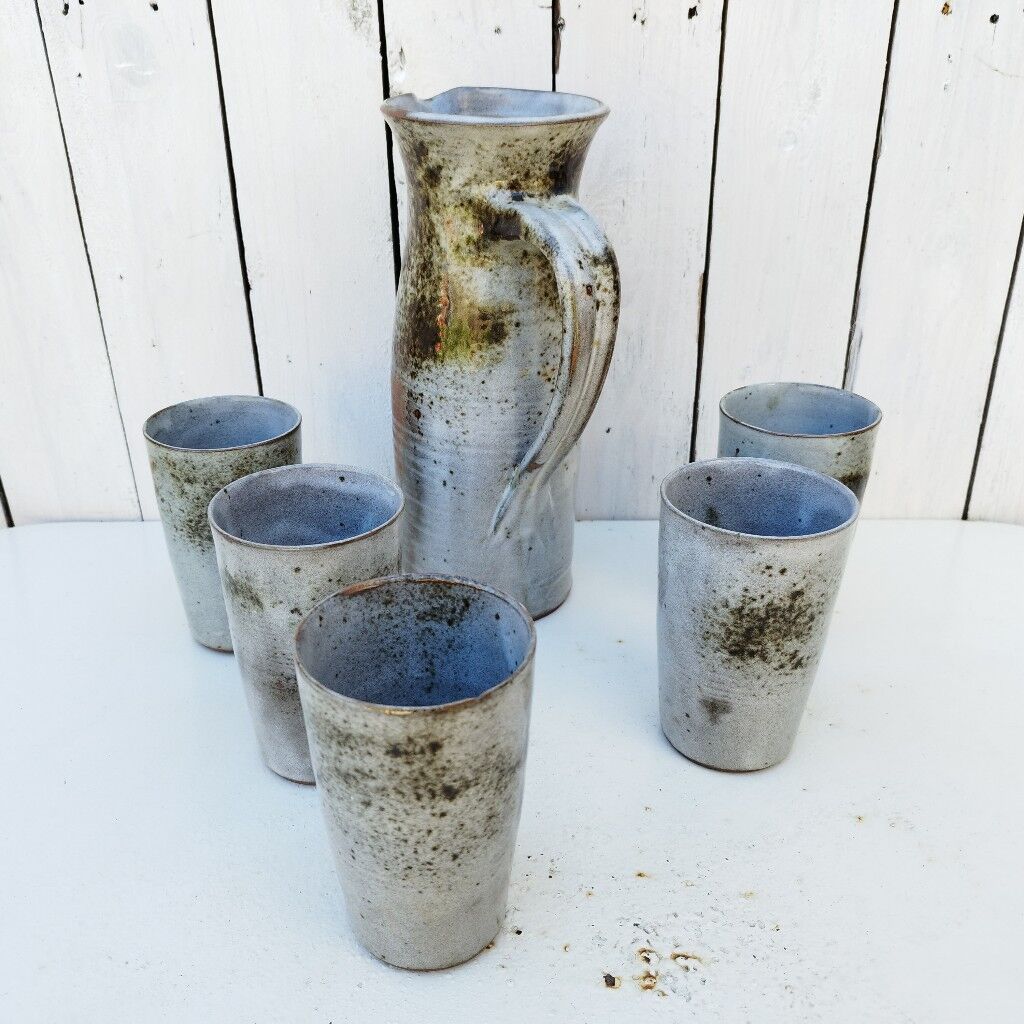 Service orangeade ceramic Chantal and Thierry Robert