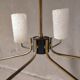 Perspex chandelier with 6 arms of light 1960s