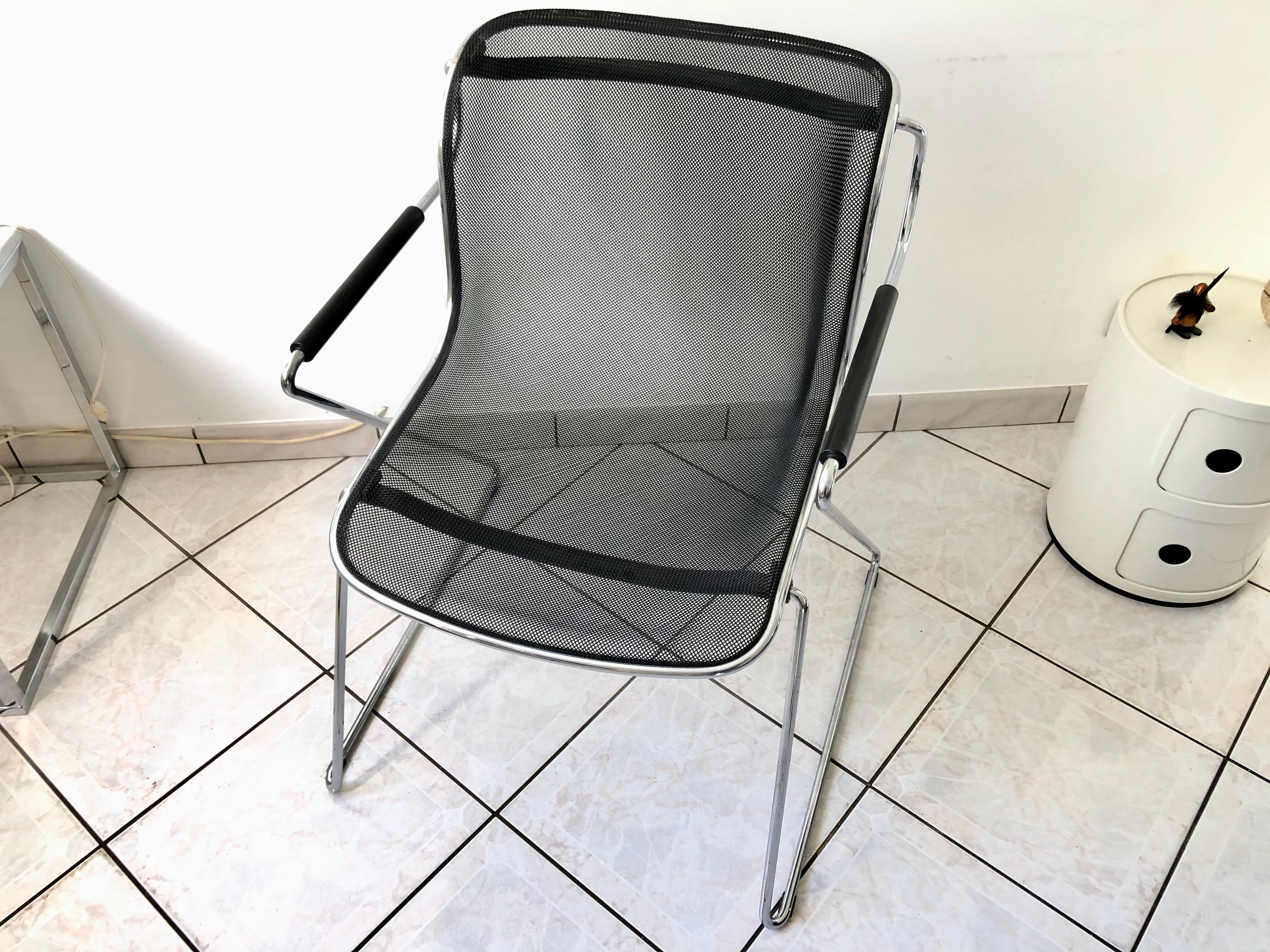 Chair Charles Pollock Penelope edition Anonima Castelli 1982