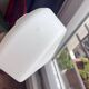 Small round white opaline ceiling light minimalist RZB Bamberg