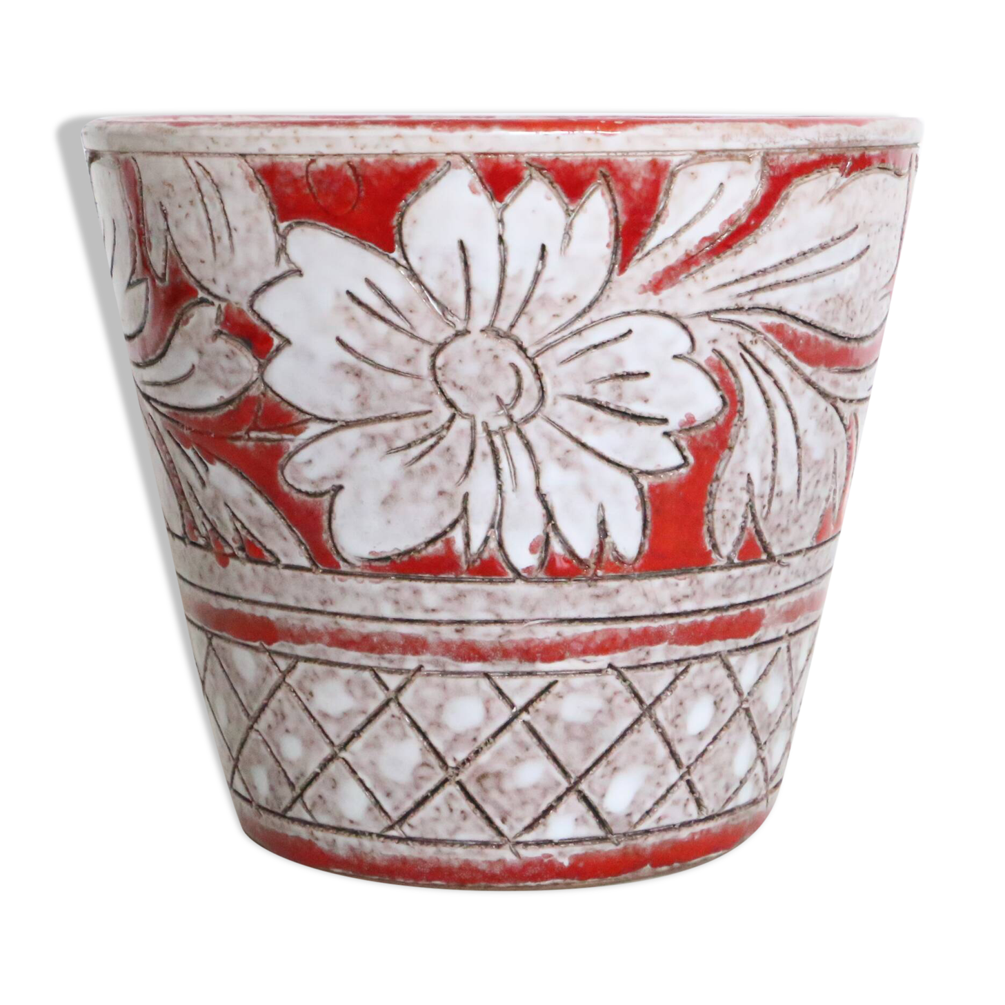 Italian ceramic planter by Fratelli Fanciullacci, circa 1950/60
