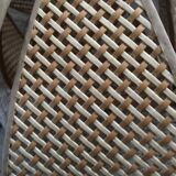 Flower hanging caning vintage rattan