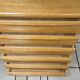 Vintage Scandinavian wooden chest of drawers with 6 drawers from the 1970s.