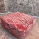Handmade Berber Kilim pouf, floor cushion.