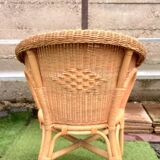 Rattan armchair