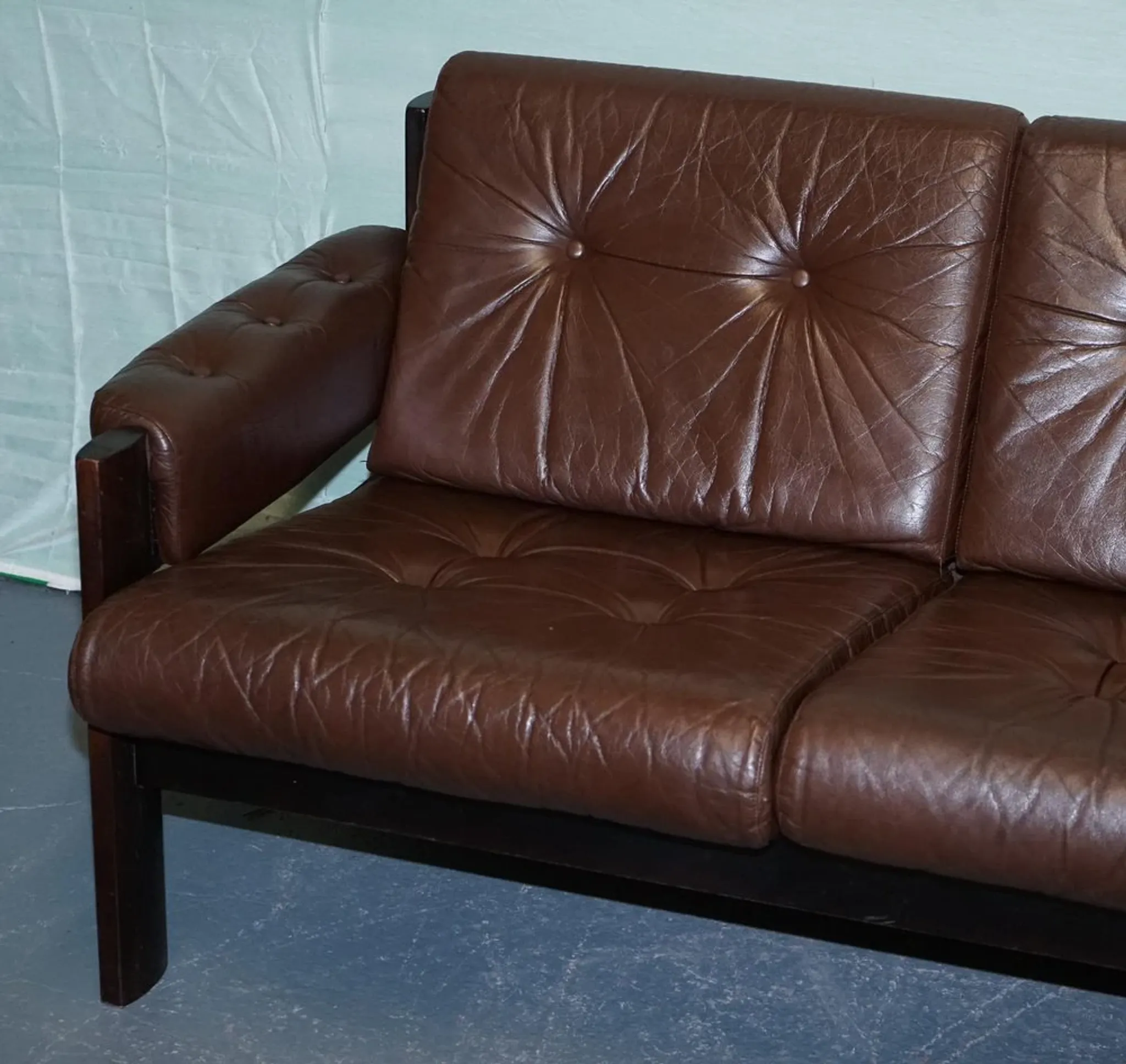Three-Seater Vintage Scandinavian Sofa by Ekornes Stressless