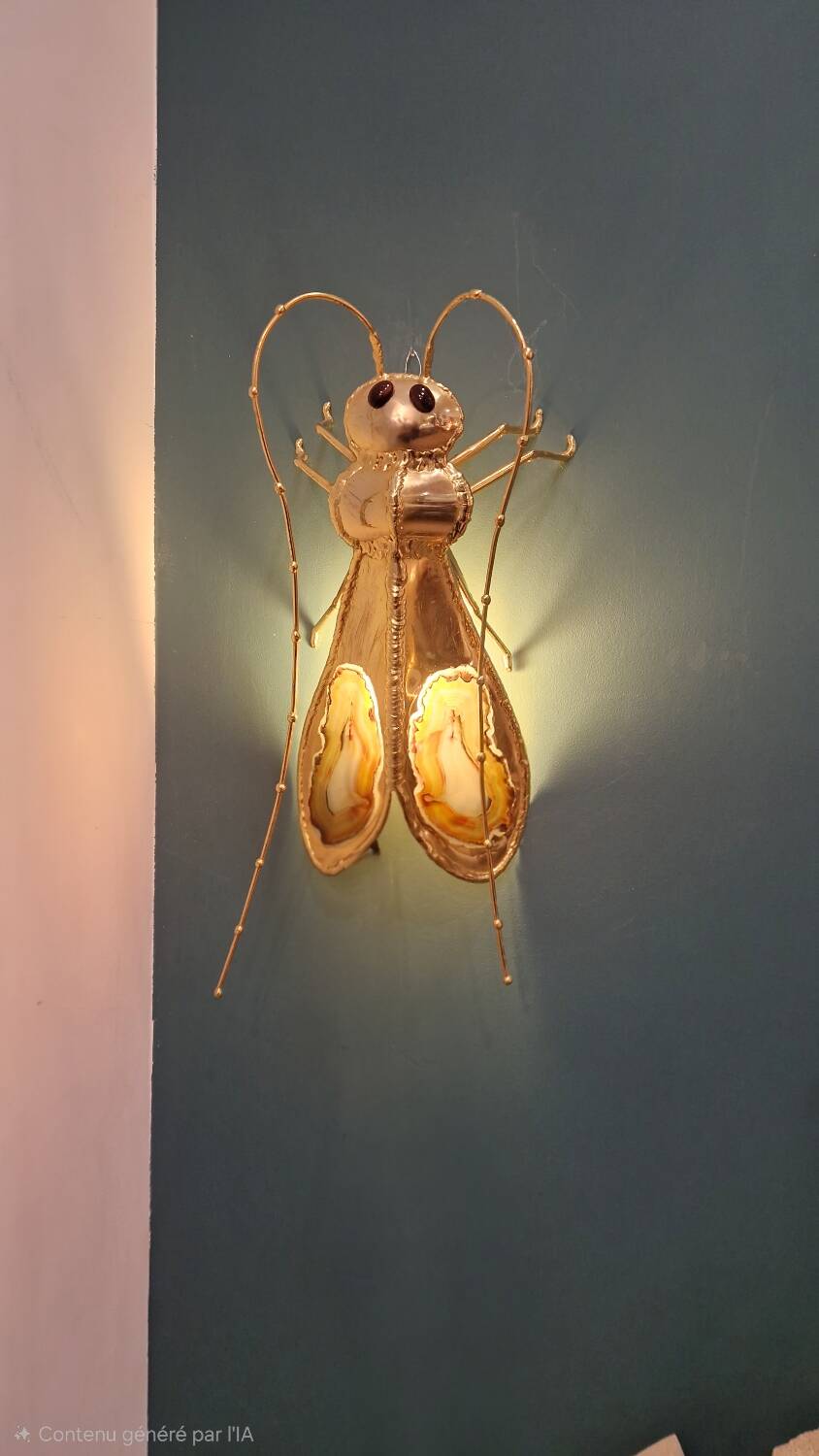 Table lamp "Insect" Henri Fernandez 1970