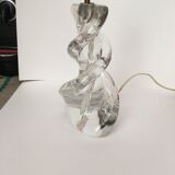 Sèvres crystal lamp base from the 1950s