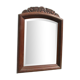 Small mirror 1900s, sober in walnut