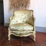 Silk bergère chair