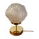 Vintage art deco glass globe table lamp