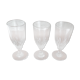 3 stemmed glasses
