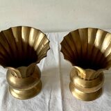 Paire de vases en bronze