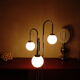 Lampadaire  chromé 3 boules 1970 vintage