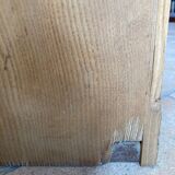 Old solid wood 5-drawer chest of drawers