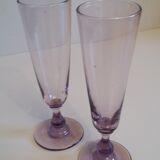 Champagne flutes at the end of the 19th century