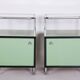 Bauhaus Side Tables in Chrome and Glass by Vichr a Spol., Czech, 1930s, Set of 2