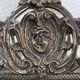 Mirror in repoussé brass, louis xiv style, napoleon iii era – xixth