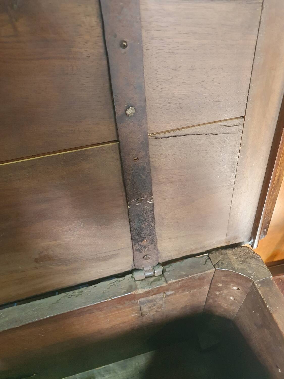 18th-century wedding chest