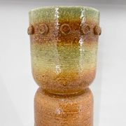 Artistic Mid-Century Ceramic Vase, Czechoslovakia