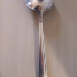 Silver-plated metal ladle, art deco motif.