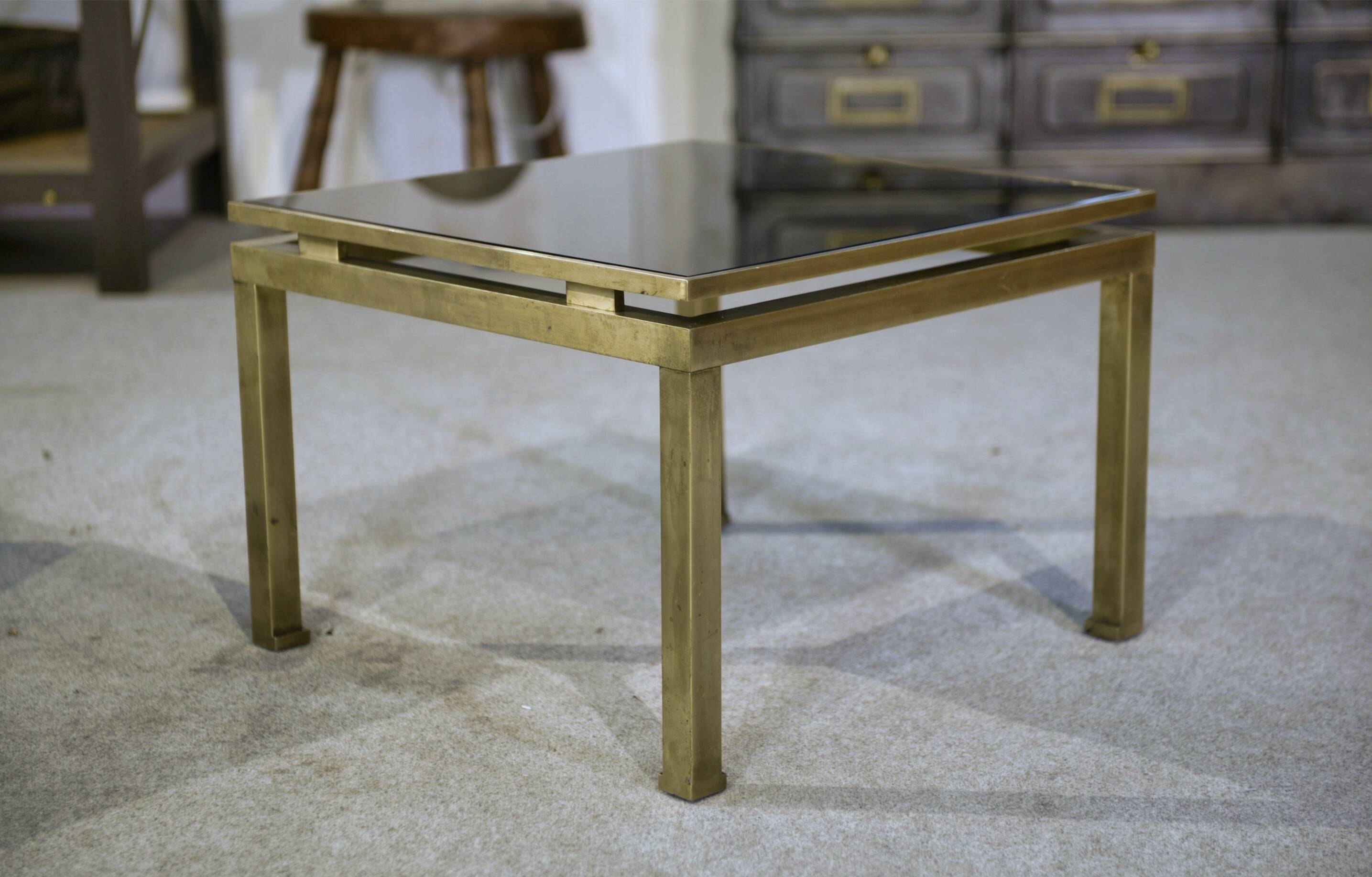 Paire de tables basses Guy Lefevre 1960’s