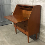 Teak Secretaire by Kai Kristiansen for Feldballes Møbelfabrik, 1960s