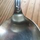 Old silver metal spoons