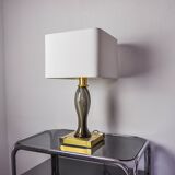 Bd Lumica table lamp, murano glass and brass, Italy, 1970