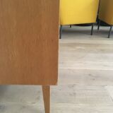 Bookcase with compass feet