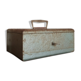 Old metal workshop box