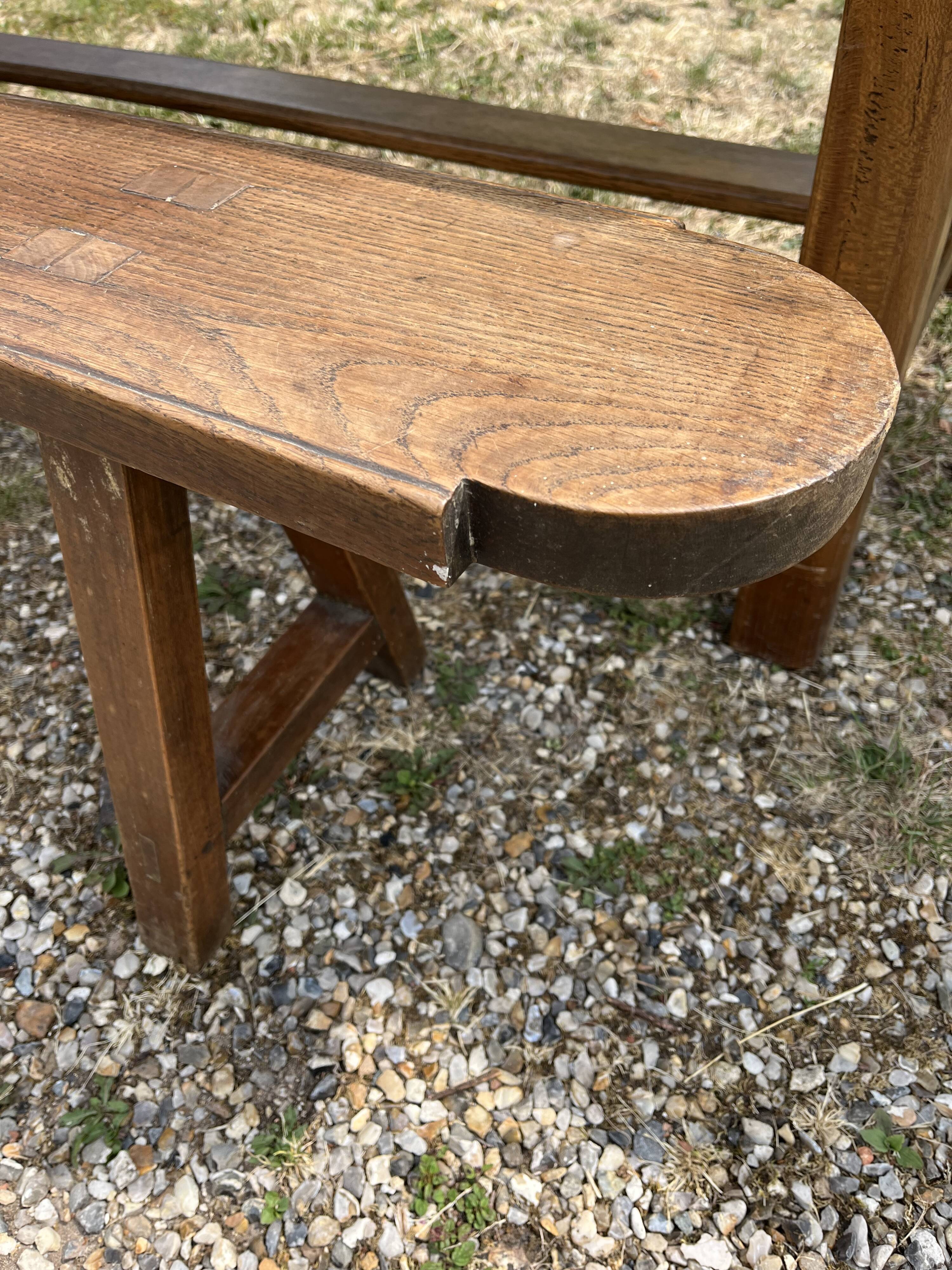 Large oak farmhouse table 3.18m