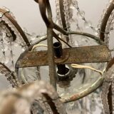 Vintage Crystal Beaded Chandelier