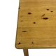 Vintage coffee table in pine 70s minimalist design