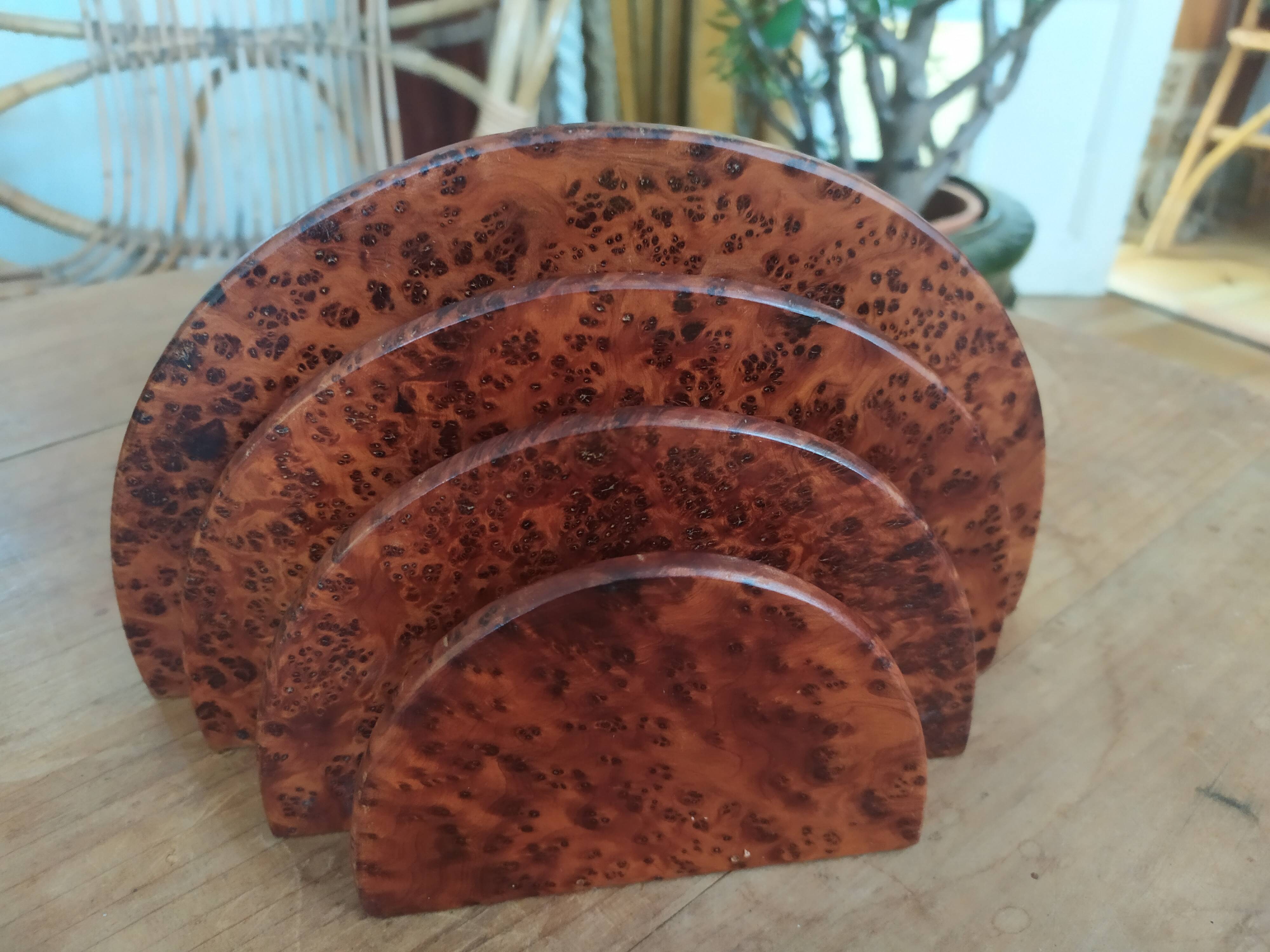 Wooden mail door