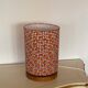Lamp'angel Dotted H30 D20 furniture lamp - vintage fabric