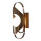 Brutalist sconce vintage wall lamp space age copper lamp 1970 light fixture