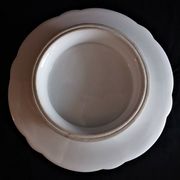 Porcelain entremet dish of Paris old Paris green décor XIXth
