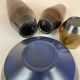 Mid-century modern set of 4 ceramic vases by Upsala-Ekeby "Fiamma" Sweden, 1960s.