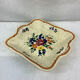 Old hollow square dish with handles made in France Longchamp