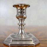 20th-Century Metal Candlesticks, 1950s, Set of 2