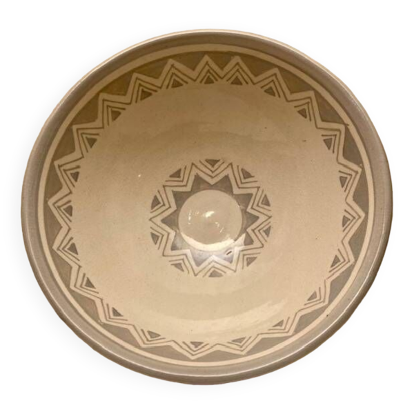 Saladier Motif géométrique
