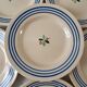 Set of 6 dessert plates Gien model Yvonne
